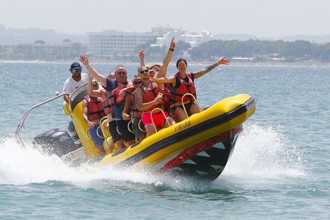 1 Hour of Adrenaline and Speedboat adventure in Alcúdia - Leaving Platja d’Alcúdia at full speed