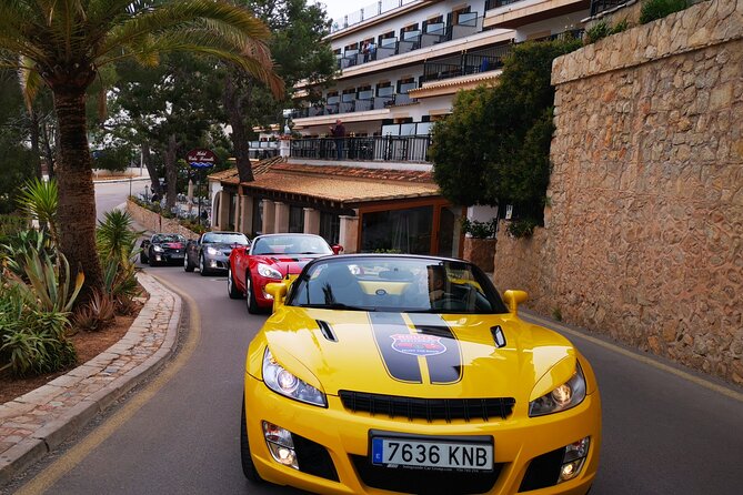 2.5h excursion through Mallorca Driving GT Cabrio Car - The Malgrats Islands: a quick Mediterranean viewpoint
