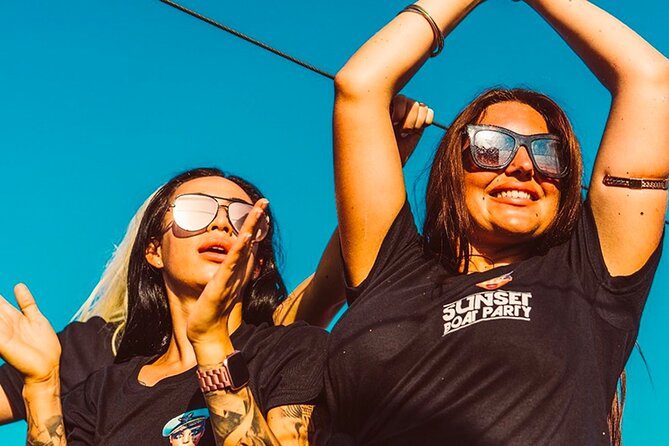 3 Hours Boat Party with 2 Live DJs in Mallorca - Upper-deck dancing and lower-deck shade