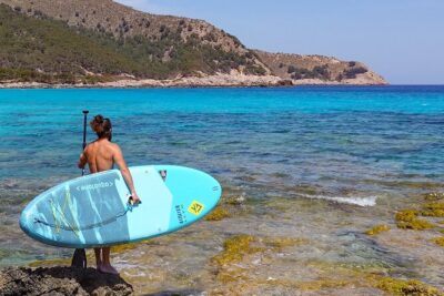 90′ Stand Up Paddle tour in a small group in Cala Ratjada
