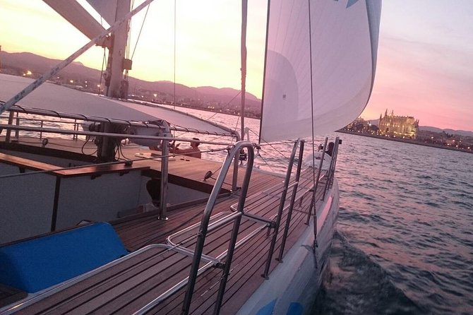 Adult Only Sunset Catamaran Palma bay - Boarding in Palma and settling into a roomy boat