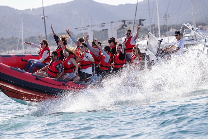 Alcudia: 2-hour Speedboat Sightseeing Adventure with Snorkel - S’Aucanada and the Alcudia coast