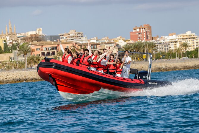 Alcudia: 2-hour Speedboat Sightseeing Adventure with Snorkel - A quick look at Coll Baix and its cave