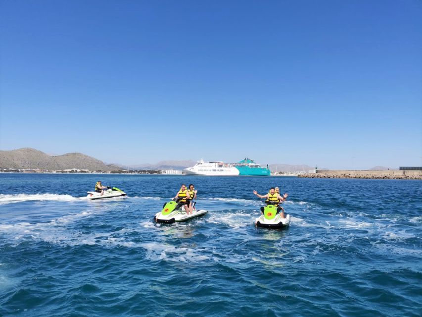 Alcudia: Aucanada Beach Jet Ski Trip - Leaving Alcudia Harbor on Your Own Jet Ski