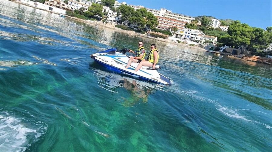 Alcudia: Aucanada Beach Jet Ski Trip - Reaching Aucanada Island by Water