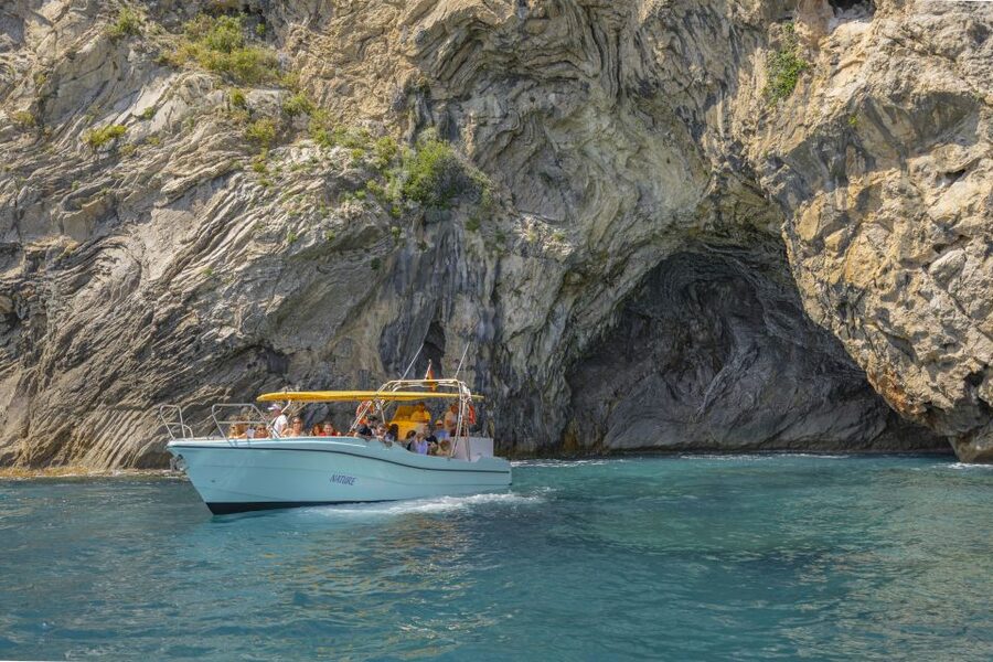 Alcudia: Coll Baix Beach & Sea Caves Cruise with Snorkeling - Swimming and snorkeling at Coll Baix