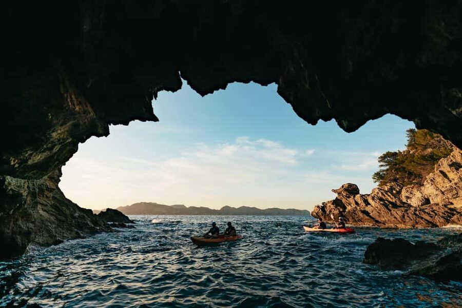 Alcudia: Guided Sea Kayaking Tour with Snorkeling - Swimming, cliff jumping, and optional coasteering