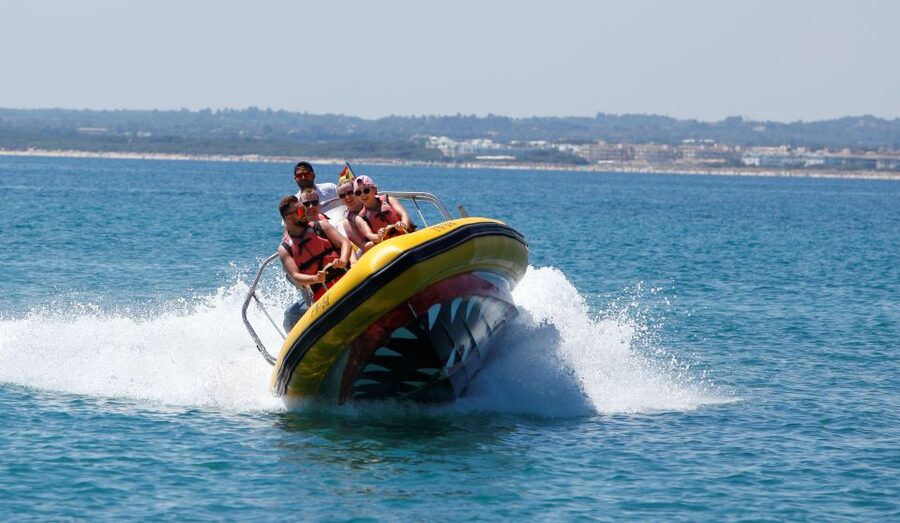 Alcudia: Speedboat Tour of Northern Mallorca & Hotel Pickup - Safety briefing and the first 15 minutes on the water