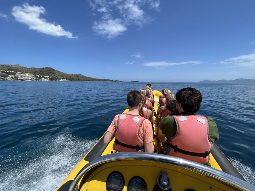 Alcudia: Speedboat Tour of Northern Mallorca & Hotel Pickup - Caves, cliffs, and unusual rock formations