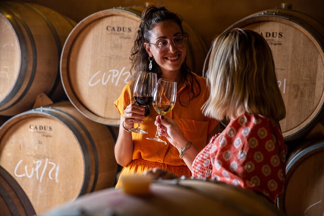 Alcudia Winecellar Tour with Vineyard Visit, Tasting of 5 Wines - Inside the cellar with Marga