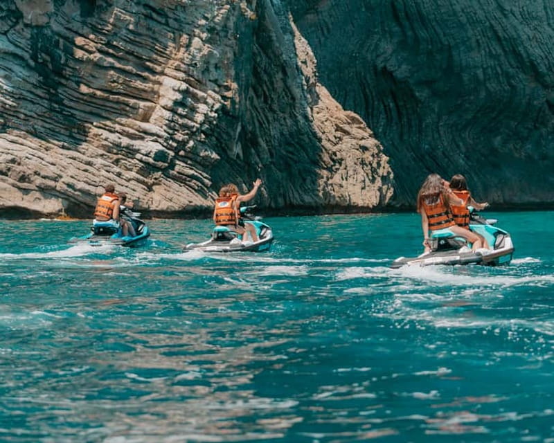 Andratx: Jetski Tour 30' - Following the guide into open water