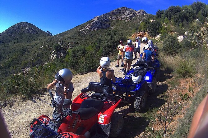 Andratx sightseeing quad tour - Meeting Eckbert and getting ready to ride