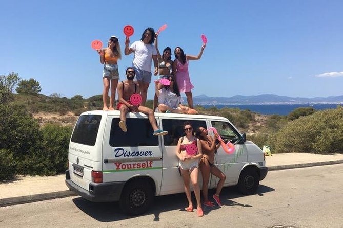Beach Tours Mallorca. The Happy Vans. - More beaches, towers, and old Mallorca views