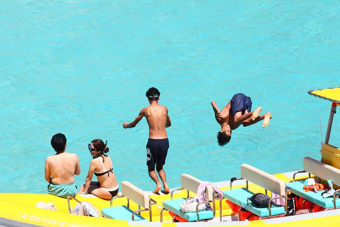 Boat tour Cala Figuera, Es Pontas, Caló de Moro, Cala Marmols - Swimming and snorkeling are central, not extras