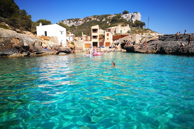 Boat tour from Cala Figuera to Caló del Moro and S´Almonia - The swim at Caló des Moro or S’Almunia