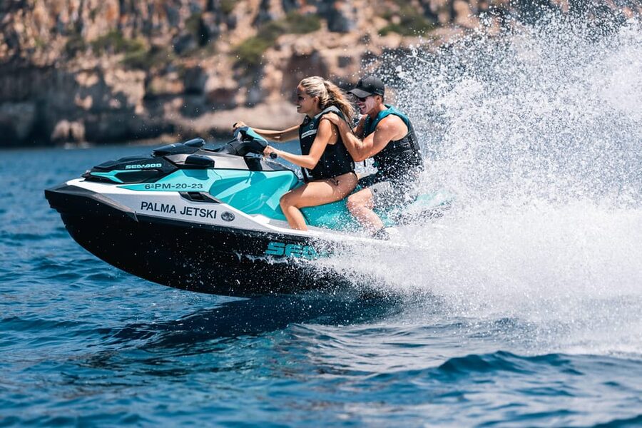 Calanova: Doble Jet Ski excursion with guide - What the one-hour route gives you