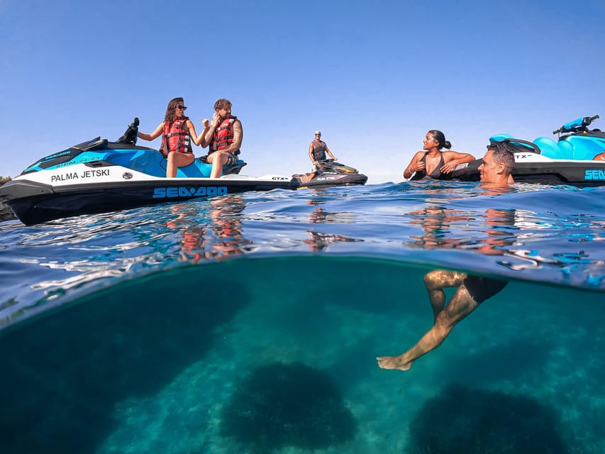 Calanova: Individual Jet Ski excursion with guide - Starting at Port Calanova near Cala Mayor