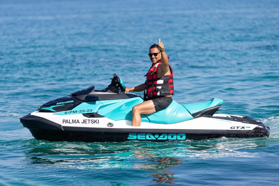 Calanova: Individual Jet Ski excursion with guide - What the one-hour route is like