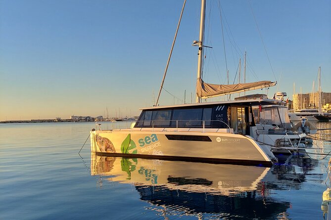 Catamaran Mallorca Eco Experience - A quiet start from Palma’s Real Club Náutico