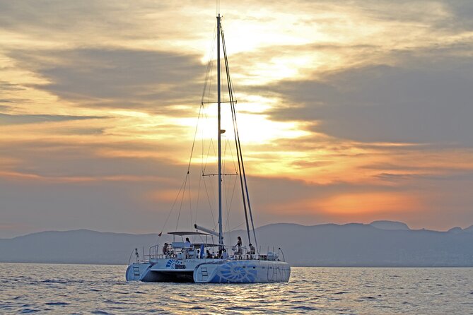 Catamaran sailing at sunset with tapas Palma de Mallorca - A sunset cruise with a proper Palma finale