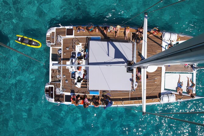 Catamaran sailing in Mallorca through the Bay of Palma with BBQ - A BBQ lunch served on the catamaran