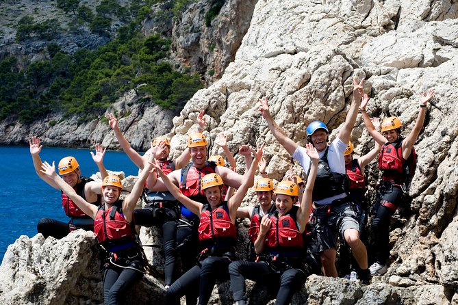 East Mallorca Coasteering Experience with Transfers - Climbing the rocks and learning local technique
