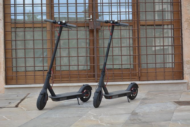 Electric kick scooter rental in Palma de Mallorca - The return to the same meeting point