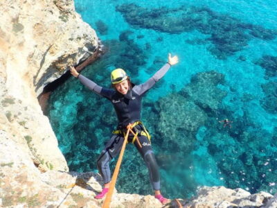 Estany d’en Mas: Coastal Hike, Abseil & Sea Cave Exploration