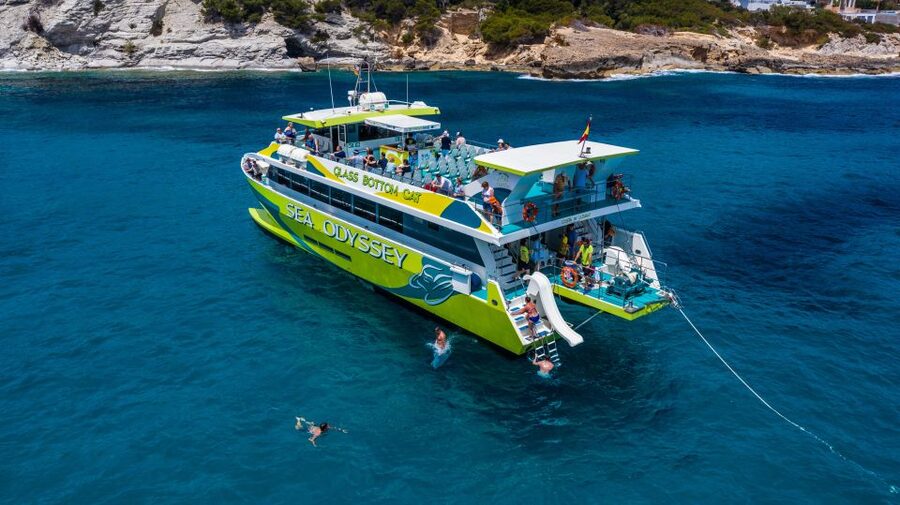 Font de Sa Cala: East Coast Glass-Bottomed Catamaran Tour - Setting out from Font de Sa Cala