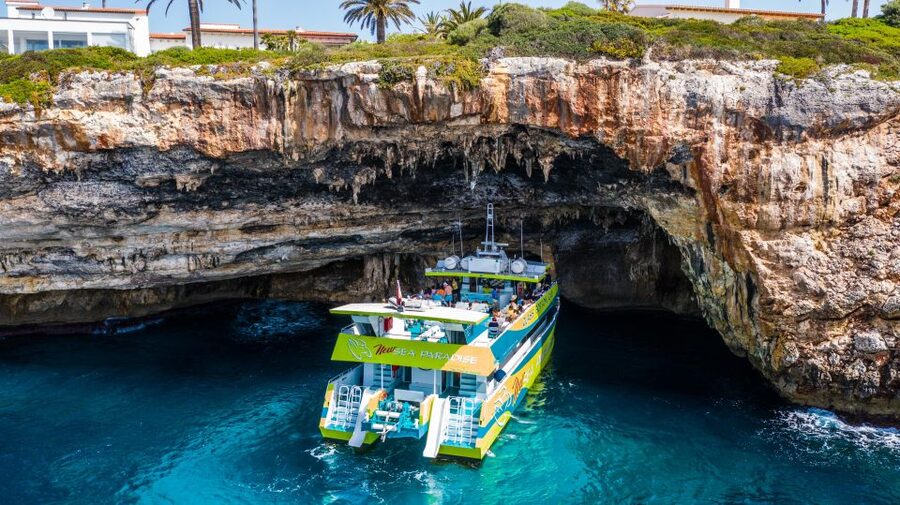 From Cala Bona: East Coast Glass-Bottom Boat Trip - The Sea Adventure routes include more time at the coves