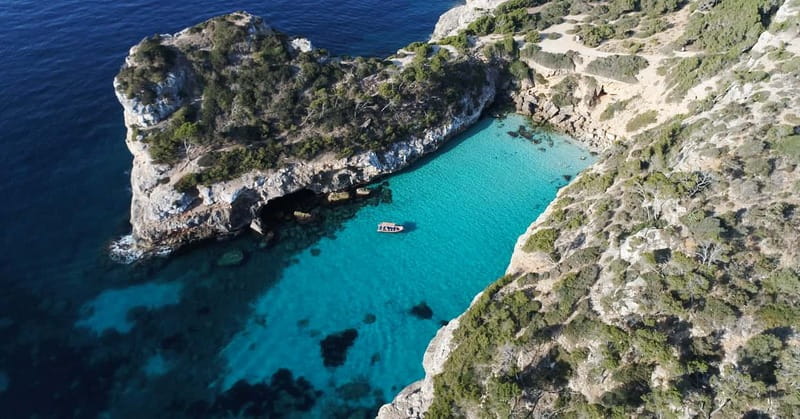 From Cala Figuera: Boat Tour to Cala Marmols & Caló de Moro - Cala Santanyí and Es Pontàs