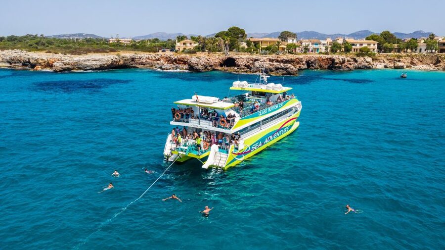 From Cala Millor: East Coast Glass-Bottom Boat Trip - Key points at a glance