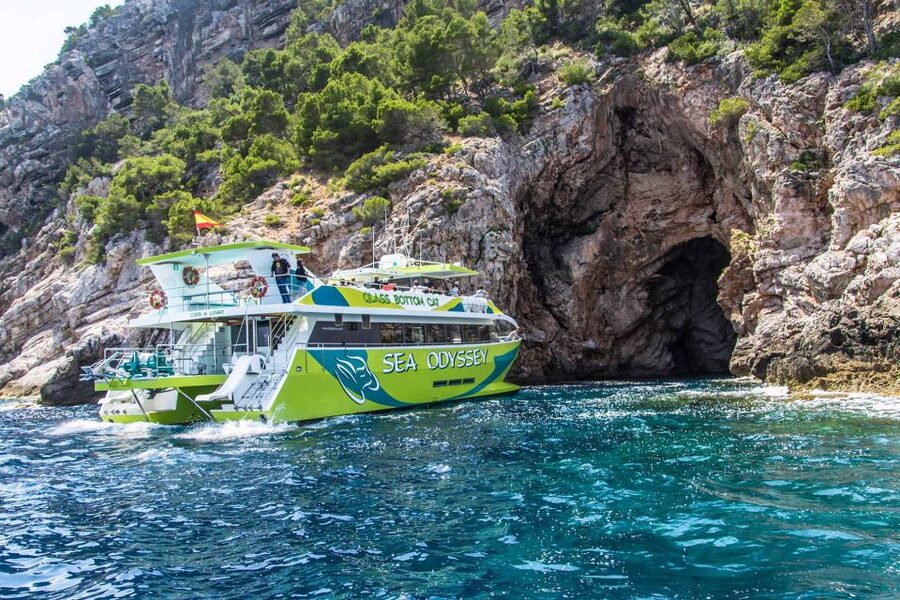 From Cala Millor: East Coast Glass-Bottom Boat Trip - What the glass bottom is really like