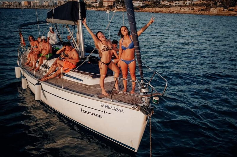From can Pastilla : Sailing boat trip with Food & Drinks - Who will get the most from this sailing trip?