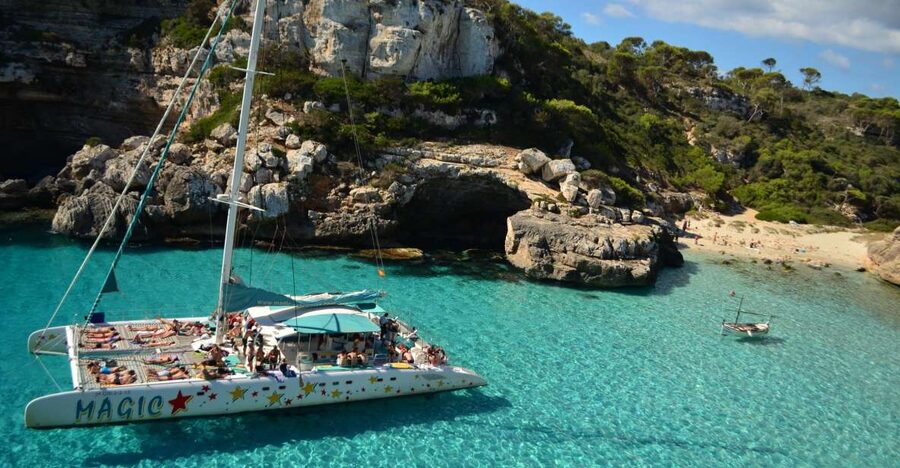 From Colònia de San Jordi : Catamaran Cruise to Es Trenc - Key points at a glance