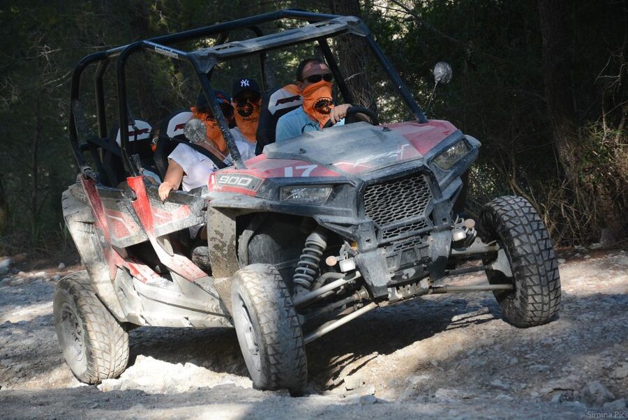 From East Mallorca: Guided Beach and Mountain Buggy Tour - The road from Cala Mandia toward Felanitx