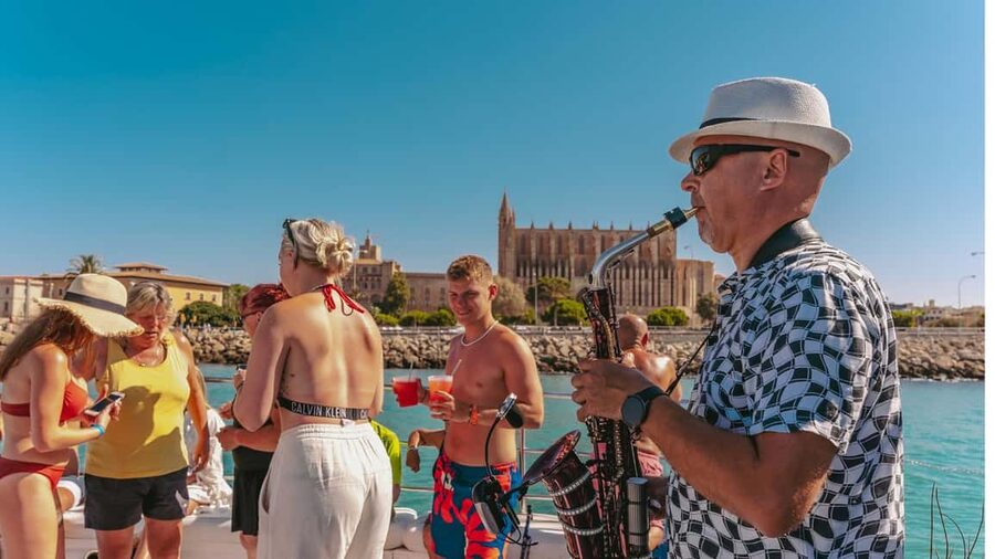 From Magaluf: Palma Bay Sightseeing Cruise with Live Music - Illetas, Punta Negra, and the quieter side of the bay