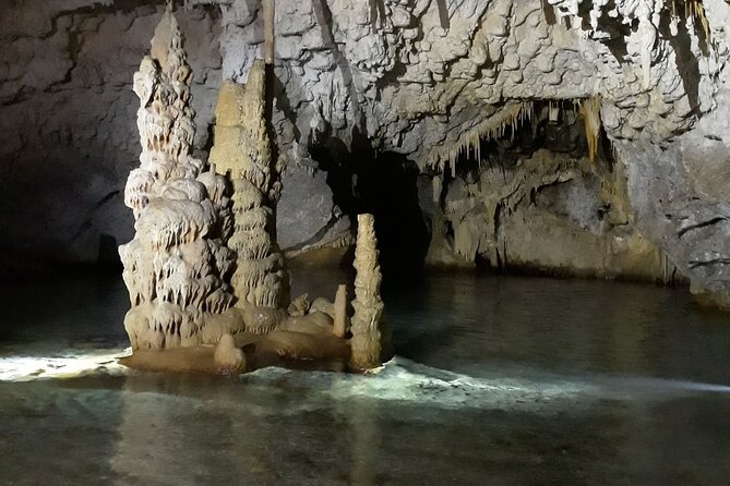 Hidden Mallorca: Sea Caving Adventure - Freshwater lakes, formations, and the feel of the cave