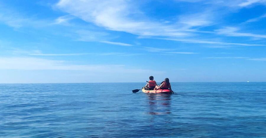 Kayak Tour Bay of Palma - Paddling across the Bay of Palma to Na Galera
