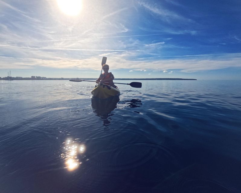 Kayak Tour Bay of Palma - What the support boat and instructor add