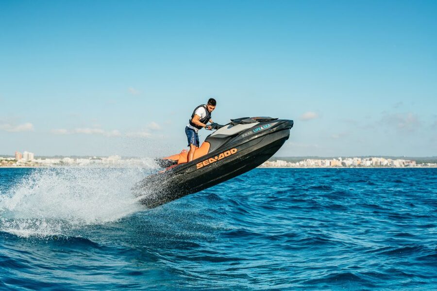 Mallorca: 25-Minute Palma Beach Jet Ski Excursion - Following Mallorca’s rugged coastline