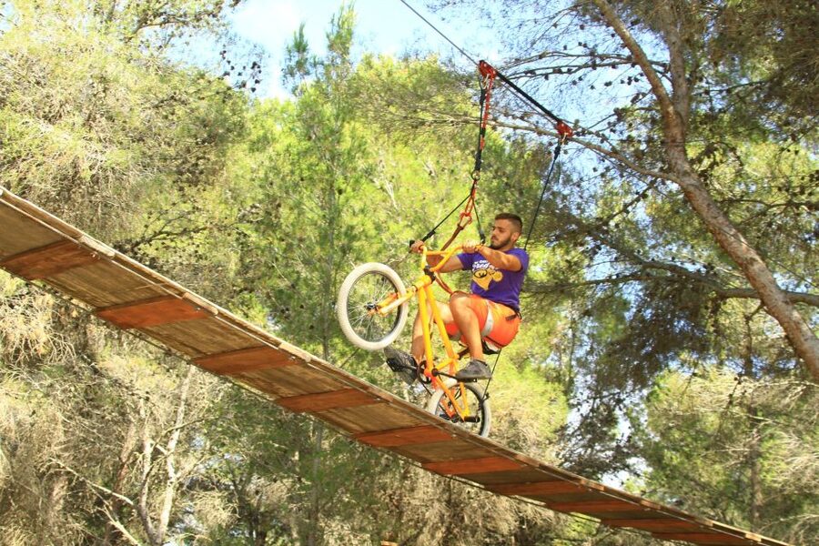 Mallorca: Adrenaline Tree Top Adventure Entry Ticket - How difficult is the height and equipment?