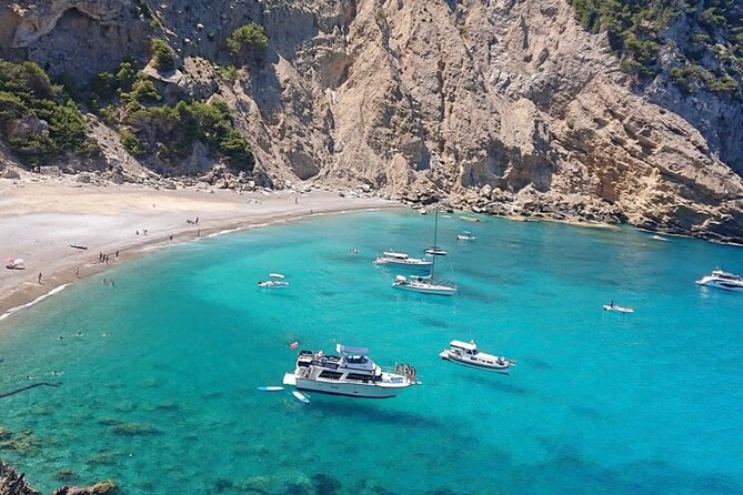 Mallorca Beach & Caves 4hr Boat Trip Drinks, Tapas, SUP & Snorkel - Leaving Port dAlcúdia for the north coast