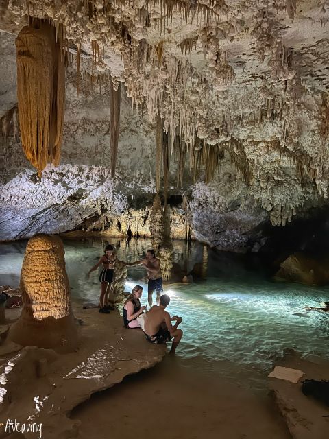Mallorca: Beach Inside the Cave Tour - Getting ready for the short rappel