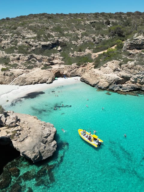Mallorca: Caló des Moro and Cala Marmols Boat Tour - Port scenes, caves, and the first coastal views