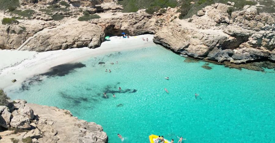 Mallorca: Caló des Moro and Cala Marmols Boat Tour - Cala s’Almunia and Punta des Bauç by boat