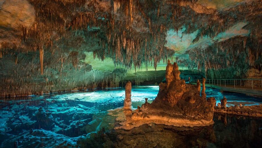 Mallorca: Drach and Hams Caves, and Porto Cristo Day Tour - Hams Caves offer a closer, quieter contrast