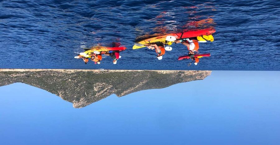 Mallorca: Explore the Island Dragonera with the kayak - Swimming and snorkelling in the break