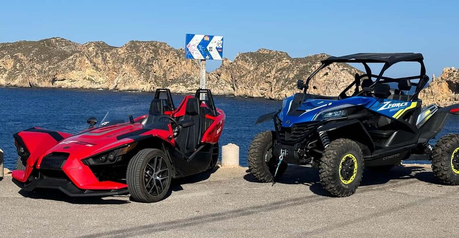 Mallorca: Formula Car and Buggy combo tour - Along the Calvia coast toward Malgratz Island