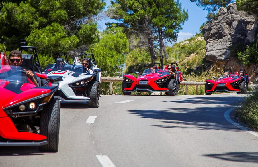 Mallorca: Formula Car and Buggy combo tour - The Estellencs viewpoint and Sierra de Tramontana